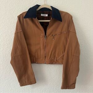 Redone upcycled workwear barn jacket